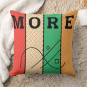 はっきりしたコントラストとジオメトリ クッション (ブランケット)