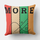 はっきりしたコントラストとジオメトリ クッション (裏面)