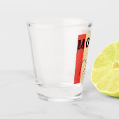 はっきりしたコントラストとジオメトリ ショットグラス (左)