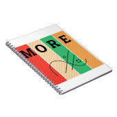 はっきりしたコントラストとジオメトリ ノートブック (右側)