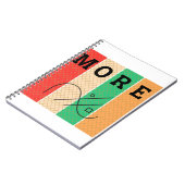 はっきりしたコントラストとジオメトリ ノートブック (左側)