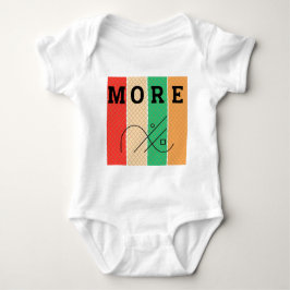 はっきりしたコントラストとジオメトリ ベビーボディスーツ