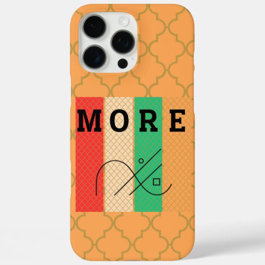 はっきりしたコントラストとジオメトリ Case-Mate iPhoneケース (裏面)