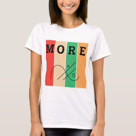 はっきりしたコントラストとジオメトリ Tシャツ