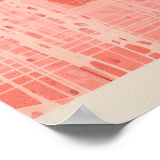 はっきりしたコントラスト:スタイルと色の交響曲 ポスター (角)