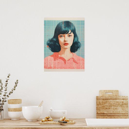 はっきりしたコントラスト:スタイルと色の交響曲 ポスター (キッチン)