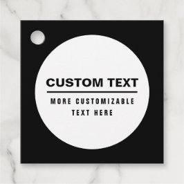 はっきりしたシンプルカスタマイズ可能な文字テンプレート フェイバータグ