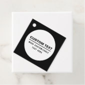 はっきりしたシンプルカスタマイズ可能な文字テンプレート フェイバータグ (インサイチュ)