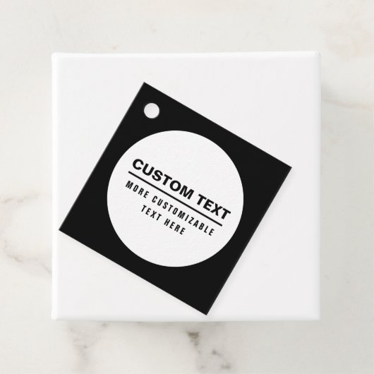 はっきりしたシンプルカスタマイズ可能な文字テンプレート フェイバータグ (インサイチュ)