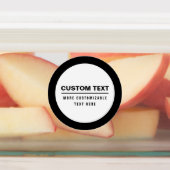 はっきりしたシンプルカスタマイズ可能な文字テンプレート ラベル (貼付)