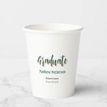 はっきりしたシンプル黒の卒業式モダン