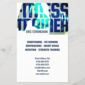 はっきりしたジャイアントブレンドフィットネストレーナーブルー チラシ (裏面)