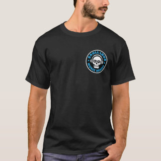 はっきりしたスカルLoud Music AddictロゴTシャツ Tシャツ