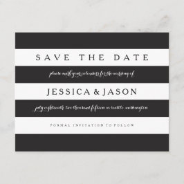 はっきりしたストライプの保存 セーブザデート