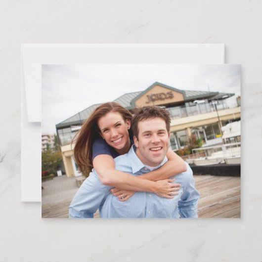 はっきりしたストライプの保存 セーブザデート (裏面)