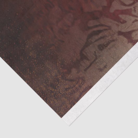 はっきりしたストライプバタフライオンマルーンダマスクウォール 薄葉紙 (詳細)