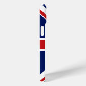 はっきりしたストライプパターン – 名前のユニオンジャックのフラグ Case-Mate iPhoneケース (裏面 / 右)