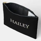 はっきりしたストライプ アクセサリーポーチ (見開き)