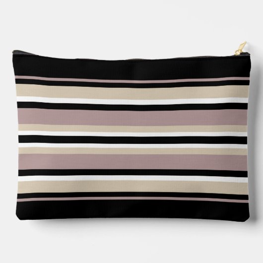 はっきりしたストライプ アクセサリーポーチ (裏面)
