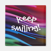 はっきりしたスプラッシュ保笑顔マグネット マグネット (正面)