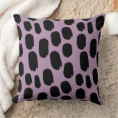 はっきりしたス色彩の鮮やかポット – Mauve b38fb1の黒 クッション (ブランケット)