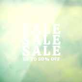 はっきりしたタイポグラフィショップ販売 ウィンドウサイン (シート3)