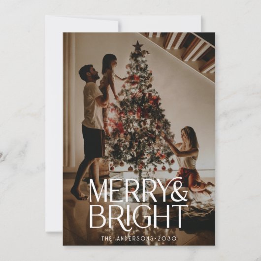 はっきりしたタイポグラフィメリー及び光植物学 シーズンカード (正面)