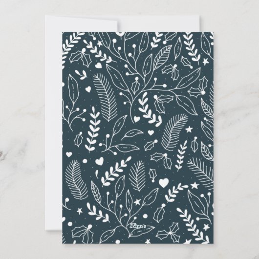 はっきりしたタイポグラフィメリー及び光植物学 シーズンカード (裏面)