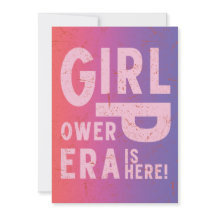 はっきりしたタイポグラフィモダンガールパワー8マーチ