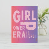 はっきりしたタイポグラフィモダンガールパワー8マーチ シーズンカード (スタンド正面)