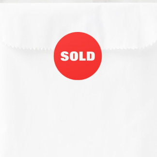 はっきりしたタイポグラフィモダンブライト赤カスタム販売 ラウンドシール