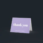 はっきりしたタイポグラフィラベモダンンダーバースデーパーティー サンキューカード<br><div class="desc">ラベはっきりしたンダーと白50歳の誕生日パモダンーティーのタイポグラフィ折り畳みカスタムサンキューカード</div>