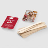 はっきりしたタイポグラフィ写真モダン卒業 ハンドファン (組立なし)