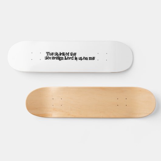 はっきりしたタイポグラフィ感動的バイブル文字 スケートボード (横)