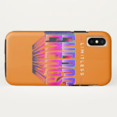 はっきりしたタイポグラフィ電話カバーグラデーション「限定 Case-Mate iPhoneケース (裏面(横))