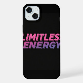 はっきりしたタイポグラフィ電話カバーグラデーション「限定 iPhone 15 PLUSケース