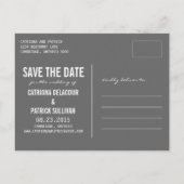 はっきりしたタイポグラフィ |写真はがきを保存する 案内ポストカード (裏面)