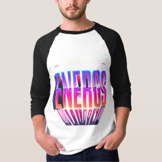 はっきりしたタイポグラフィTシャツ(グラデーション「無限」) Tシャツ