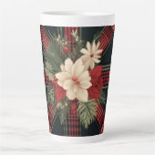 "はっきりしたチェッククラシックマグ" カフェラテマグ (正面)