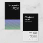 はっきりしたデザイン 名刺 (正面/裏面)