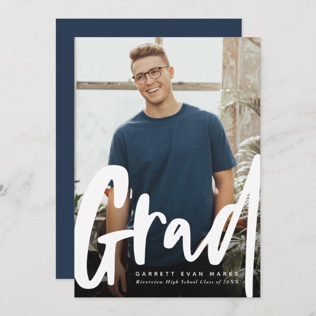 はっきりしたトレンディーモダン卒業 (正面/裏面)