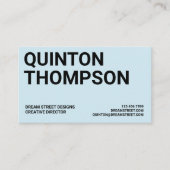 はっきりしたトレンディー名刺 名刺 (正面)