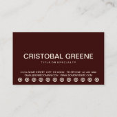 はっきりしたドッグウォーカーロイヤリティカード ロイヤリティカード (裏面)