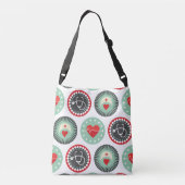 はっきりしたナースパターン – LPN RN医療 クロスボディバッグ (裏面)