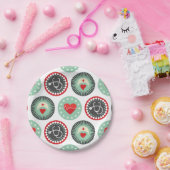 はっきりしたナースパターン – LPN RN医療 ペーパープレート (パーティー)