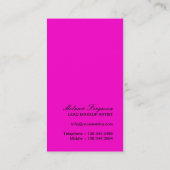 はっきりしたネイルサロン名刺 名刺 (裏面)