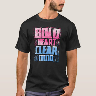 はっきりしたハート澄ん Tシャツ
