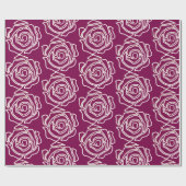 'はっきりしたバラガーデン'ラッピング紙 ラッピングペーパー (フラット)