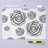 'はっきりしたバラ'ティッシュペーパー 薄葉紙 (クラフト)