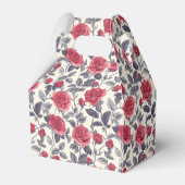 はっきりしたバラ誕生日用景品パーティー フェイバーボックス (裏面サイド)